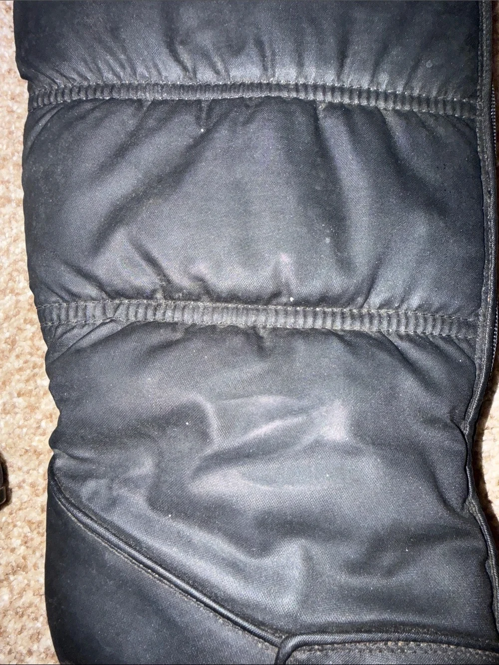 Size 9 Women's Black Faux-Fur Tall Winter Boots Rinaldo Rosselli
